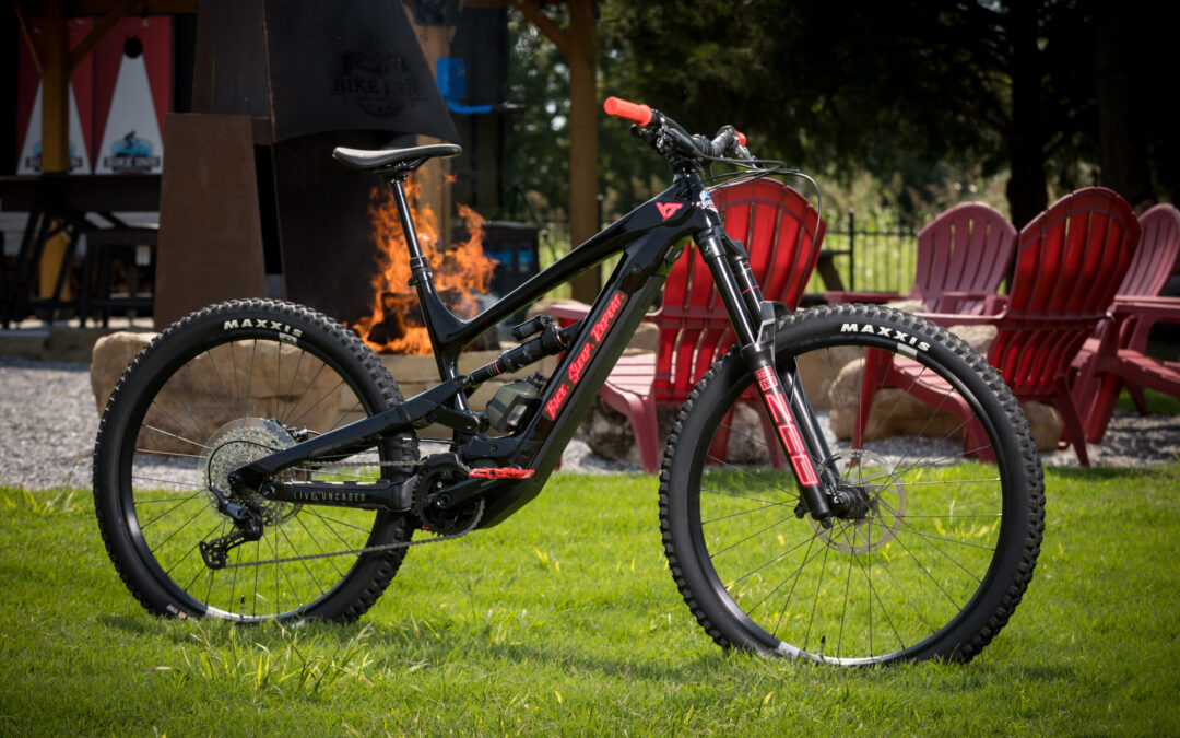 Electric mountain bike rental at The Bike Inn in Bentonville Arkansas