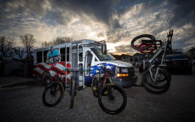 Van Camping Pads in Bentonville for Trail Days