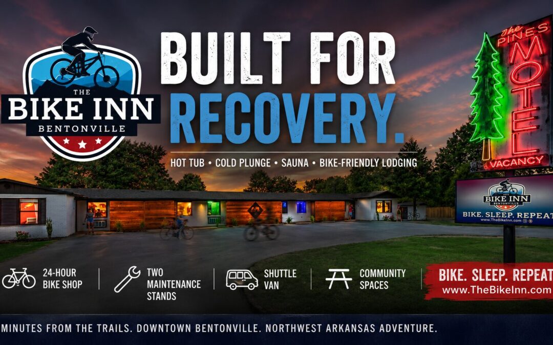 Bentonville Recovery Hotel for Cyclists, Athletes & Outdoor Travelers