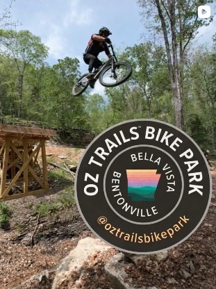 bike-friendly lodging near OZ Trails Bike Park in Northwest Arkansas