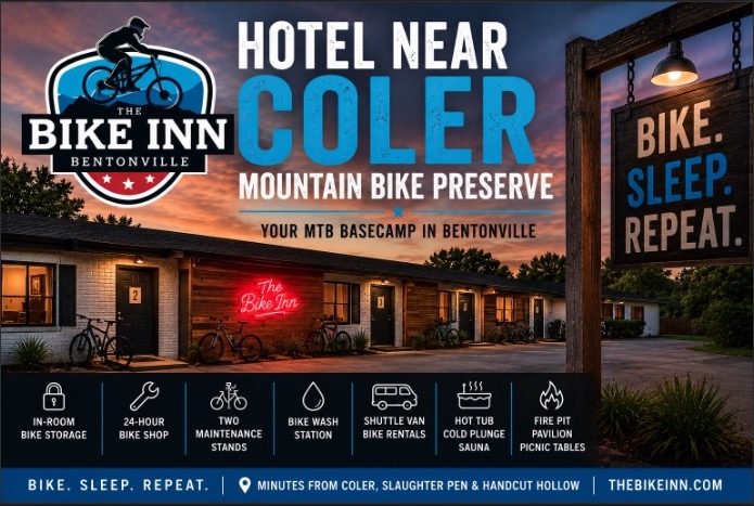 Hotel Near Coler Mountain Bike Preserve in Bentonville