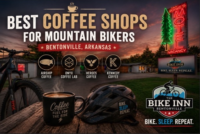 Best Coffee Shops in Bentonville for Mountain Bikers